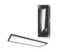 Paulmann Atria Shine 71003 LED Panel 580 x 200 mm 3-Step Dim Square Including 1 x 22 W Dimmable Warm White Black Light Panel Plastic Ceiling Panel 3000 K