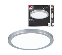 Paulmann 71004 LED Panel Atria Shine 190 mm Round incl. 1x11.2 W Daylight White Chrome matt Light Panel Plastic Ceiling Panel 4000 K