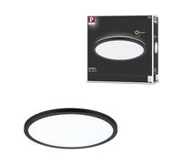 Paulmann 71012 LED Panel Atria Shine 293 mm Round incl. 1x16 W White Daylight Black Plastic Light Panel Ceiling Panel 4000 K