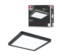 Paulmann Atria Shine 71014 LED Panel 190 x 190 mm Square Including 1 x 11.2 W Daylight White Black Light Panel Plastic Ceiling Panel 4000 K
