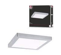 Paulmann 71024 LED panel Abia 300x300mm rectangular Daylight white Chrome matt Light panel Plastic Lighting system 4000K