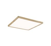 Paulmann Atria Shine 71030 LED Panel Ceiling Light with Backlight Square IP44 16 W 1600 lm 293 x 293 mm Wood Effect Plastic 3000 K Warm White Bathroom Light
