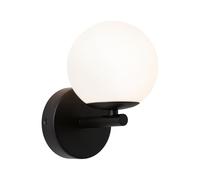 Paulmann 71074 LED wall luminaire Selection Bathroom Gove IP44 3000K 400lm 230V 5W Black matt, Satin Bathroom luminaire