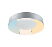 Paulmann 71095 LED Ceiling luminaire Casca IP44 White Switch 2300lm 230V 25W Aluminium Round dimmable Metal, Plastic 3000K