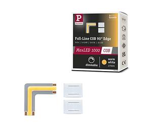 Paulmann 71121 MaxLED 500 LED Strip Full Line COB Corner 90° 0.3W 833lm/m 800LEDs/m dimmable 0m Silver Plastic 2700K LED Strip Expandable
