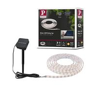 Paulmann 78896 LED Stripe Solar 3m incl. Twilight Sensor and Battery IP44 0.3W 48lm 60LEDs/m 2700K Warm White Black Plastic