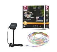 Paulmann 78897 LED Stripe Solar 3m incl. Twilight Sensor and Battery IP44 0.3W 16LEDs/m RGBY Black Plastic
