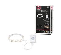 Paulmann 78900 LED Strip Battery-Operated incl. Motion Sensor and Dusk Sensor 1m 1.4W 140lm/m 3000K White Plastic