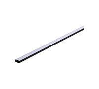 Paulmann 78902 Base Profile with White Diffuser 1m LED Channels Black Strips Aluminium, Plastic Strip