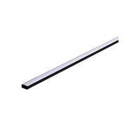Paulmann 78902 Profile Base with White Diffuser 1 m LED Channels Black Strips Aluminium Plastic Stripe