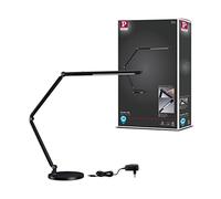 Paulmann 78912 LED Desk Lamp FlexBar White Switch Tunable White Including 1 x 10.6 Watt Dimmable Assistance Lights Black Table Lamp 3000 K