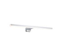 Paulmann 78938 LED Ceiling luminaire Mirror luminaire Evie IP44 400 mm incl. 1x8.0 watt Ceiling luminaire Chrome Bathroom lamp Plastic 3000 K