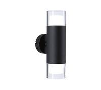 Paulmann 79560 Selection Bathroom Wall and Ceiling lamp Kame IP44 3000K 2x460lm 230V 2x4W Signal Black