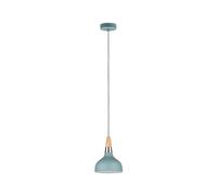 Paulmann 79652 Neordic Juna Pendant luminaire 160mm max. 1x20W Pendant lamp for E14 Lamps Ceiling lamp Soft Green/Copper/Wood 230V Without lamp