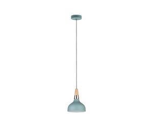 Paulmann 79652 Neordic Juna Pendant luminaire 160mm max. 1x20W Pendant lamp for E14 Lamps Ceiling lamp Soft Green/Copper/Wood 230V Without lamp