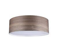 Paulmann 79687 Neordic Liska Ceiling Light - Dimmable LED Scandinavian-Style Lamp - Suitable for Max 3 x 20 Watt E27 Bulbs, Comes Without Bulbs - Dark Wood