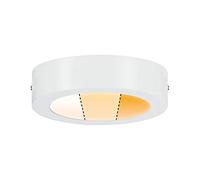 Paulmann 79790 Carpo LED Panel Round incl. 1x10.2-watt dimmable Ceiling lamp White matt Ceiling luminaire Metal Living Room lamp 2300 K