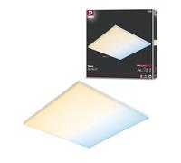 Paulmann 79826 Velora LED Panel Rectangular incl. 1x19.5 watt Ceiling lamp White matt Light Panel Metal Ceiling Light 2700 K