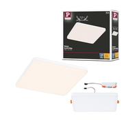 Paulmann 79943 LED panel recessed panel Veluna VariFit Edge 160x160mm rectangular warm white, white plastic lighting system 3000K