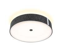Paulmann 79986 LED Ceiling luminaire 3-Step dimming Malika 2700K 2300lm 230V 29W Anthracite Felt luminaire Backlight