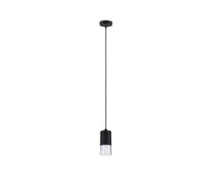 Paulmann 79997 LED Pendant luminaire Kame IP44 9W Clear Black dimmable 230V Ceiling luminaire 3000K Bathroom Lighting 700lm