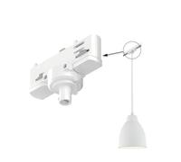 Paulmann 91386 Rail System ProRail3 Pendulum Adapter Universal Max. 1,150 W 230 V White Rail Systems Ceiling Rail Metal, Plastic