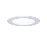 Paulmann 92059 Recessed Panel Round Ceiling Light 12 W Light 4000 K Neutral White LED Panel White IP44 Splashproof Includes Bulb Recessed Light Plastic 12 W, 17 x 17 x 0,5 cm