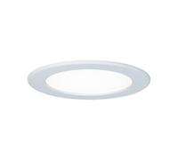 Paulmann 92059 Recessed Panel Round Ceiling Light 12 W Light 4000 K Neutral White LED Panel White IP44 Splashproof Includes Bulb Recessed Light Plastic 12 W, 17 x 17 x 0,5 cm