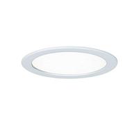 Paulmann 92060 Round Ceiling 4000 K Neutral White LED Panel IP44 Splashproof Includes Bulb Recessed Light Plastic 18 W