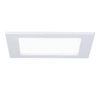 Paulmann 92065 LED recessed Panels Angular Deckenleuchte 12W Light 4000K Neutral White LED Panel White IP44 Splash-Proof Including Light Source