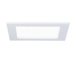 Paulmann 92065 Square Ceiling 4000 K Neutral White LED Panel IP44 Splash Proof Includes Bulb Recessed Light Plastic 12 W