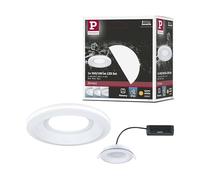 Paulmann 92247 LED Recessed luminaire Sormus IP65 Round 100mm 4,8/1,5W 560lm / 180lm 230V 3000K White