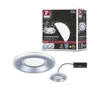Paulmann 92249 LED Recessed luminaire Sormus IP65 Round 100mm 4,8/1,5W 560lm / 180lm 230V 3000K Chrome matt