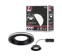 Paulmann 92251 LED Recessed luminaire Sormus IP65 Round 100mm 4,8/1,5W 560lm / 180lm 230V 3000K Black