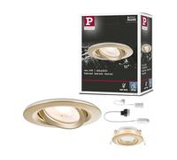 Paulmann 92403 Recessed luminaire Nova Plus IP65 Round 93mm 30° GU5,3 / GU10 max. 35W 230/12V dimmable Gold matt