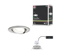 Paulmann 92454 LED Recessed luminaire Nova Coin Round 84mm 50° 2,8W 505lm 230V 4000K Brushed Iron