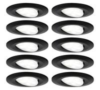 Paulmann 92477 Choose LED recessed luminaire Module Coin Set of 3 Easy Dim Round 3x6.5W lamp Satin recessed Spotlight Plastic recessed lamp 2700K