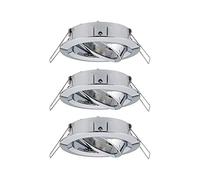 Paulmann 92488 Choose luminaire spot swivelling max. 3x10 watt Ceiling Spotlight Chrome recessed lamp Aluminium