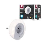 Paulmann 92494 LED plug night light Esby round 0.2 watt with twilight sensor white plastic 3000 K warm white