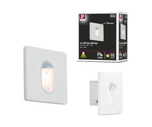 Paulmann 929.23 Recessed Wall Light Square 2.7 W 2700 K White with Motion Sensor