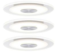 Paulmann 92917 Premium LED Recessed Light Set 18W Brushed Aluminium