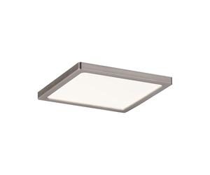 Paulmann 92953 Areo LED Panel Rectangular incl. 1x8-watt Ceiling lamp Soft Nickel Ceiling luminaire Plastic Living Room lamp 3000 K