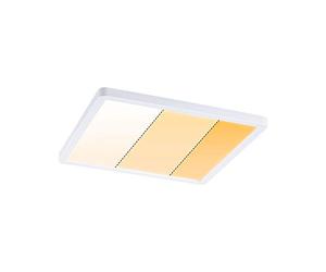 Paulmann 92994 Areo VariFit LED panel recessed luminaire IP44 3-step dim 230x230mm rectangular incl. 1x16 watt dimmable white matt plastic 2000 K