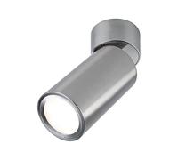 Paulmann 93091 LED ceiling luminaire surface-mounted Turnal 470lm 3-Step-Dim swivelling round incl. 1x6W dimmable lamp brushed iron metal 2700K Coin