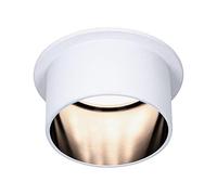 Paulmann 93376 LED recessed luminaire Gil 3-Step-Dim round incl. 1x6 watt dimmable white matt, black matt recessed spotlight aluminium spot 2700K Coin
