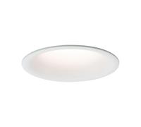 Paulmann 93417 LED recessed luminaire Cymbal max. 10 watt IP44 dimmable recessed Spotlight White matt spot Plastic recessed lamp