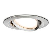 Paulmann 93482 Nova LED Flush Mount Light 6W Brushed Iron Warm White