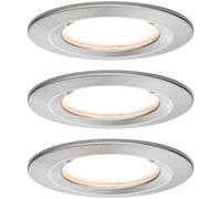 Paulmann 93494 Nova Bathroom Recessed Light Set 18W IP44 Brushed Iron