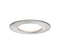 Paulmann 93633 Nova recessed luminaire Round max. 35 watt recessed Spotlight Brushed Iron spot Aluminium zinc recessed lamp GU10