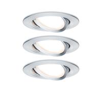 Paulmann 93899 Premium LED Recessed Downlight Set 3x6.8W 2700K